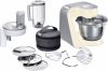BOSCH Keukenmachine MUM5 CreationLine MUM58920 veelzijdig te gebruiken, continu rasp en snijapparaat, 3 raspschijven mixer, vanille/zilver online kopen