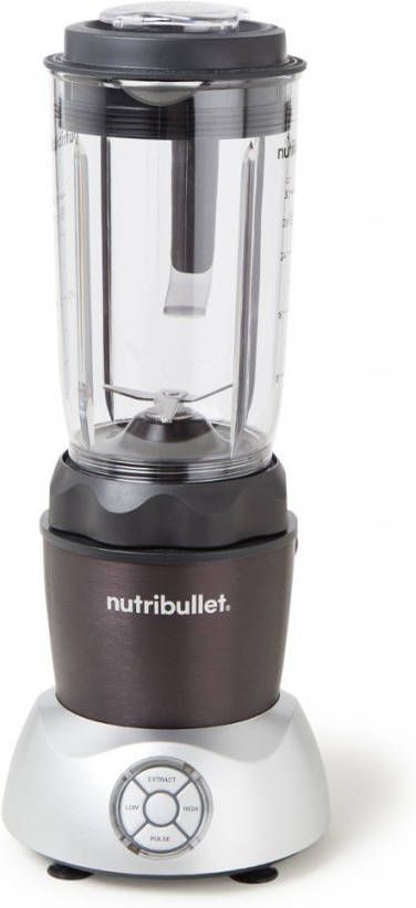 Nutribullet Select 2.0 10 delig 1000 Watt Blender To Go Drinkbekers Warme En Koude Bereidingen Grijs online kopen