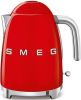 SMEG KLF03RDEU retro 50&apos, s style waterkoker, rood online kopen
