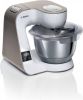 BOSCH Keukenmachine MUM5XW20 MUM5 geïntegreerde weegschaal, professionele patisserieset, continu rasp en snijapparaat, 3 raspschijven, mixer, wit/champagne online kopen