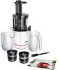 BOSCH Slow juicer MESM500W groot vermogen, voor hard fruit en groente, zeer stil, gemakkelijk te reinigen, wit online kopen