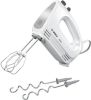 BOSCH Handmixer CleverMixx MFQ24200 inclusief edelstalen turbogarde en edelstalen deeghaken, 4 snelheidsinstellingen, licht en ergonomisch, wit/zilver online kopen