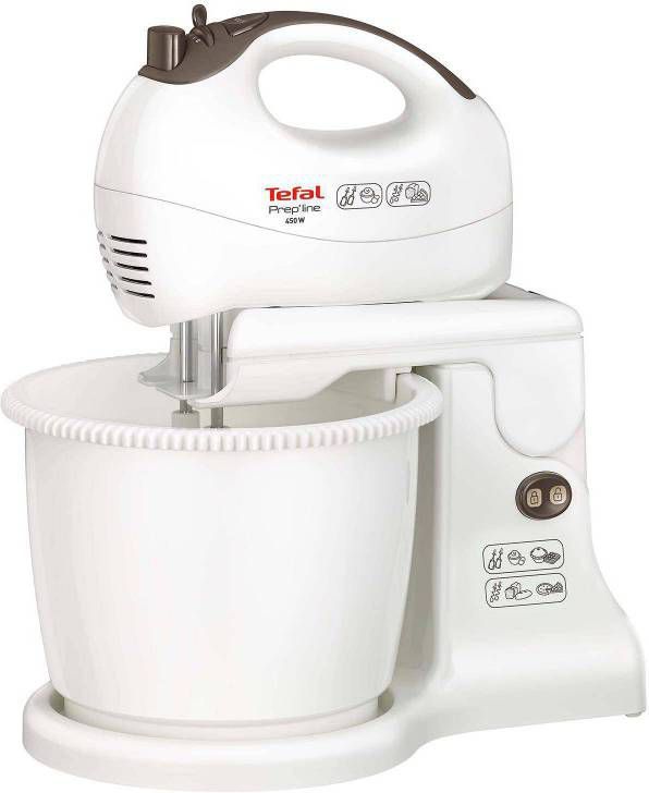 Tefal HT4121 Wit Handmixer Mengkom - Blenderskopen.nl
